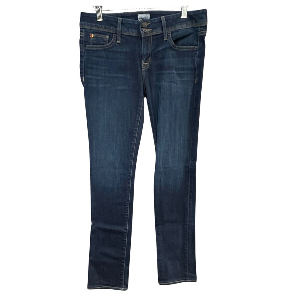 Hudson Ginny Straight Jeans Womens 28 Blue Denim Modern‎ Low Rise USA Stretch